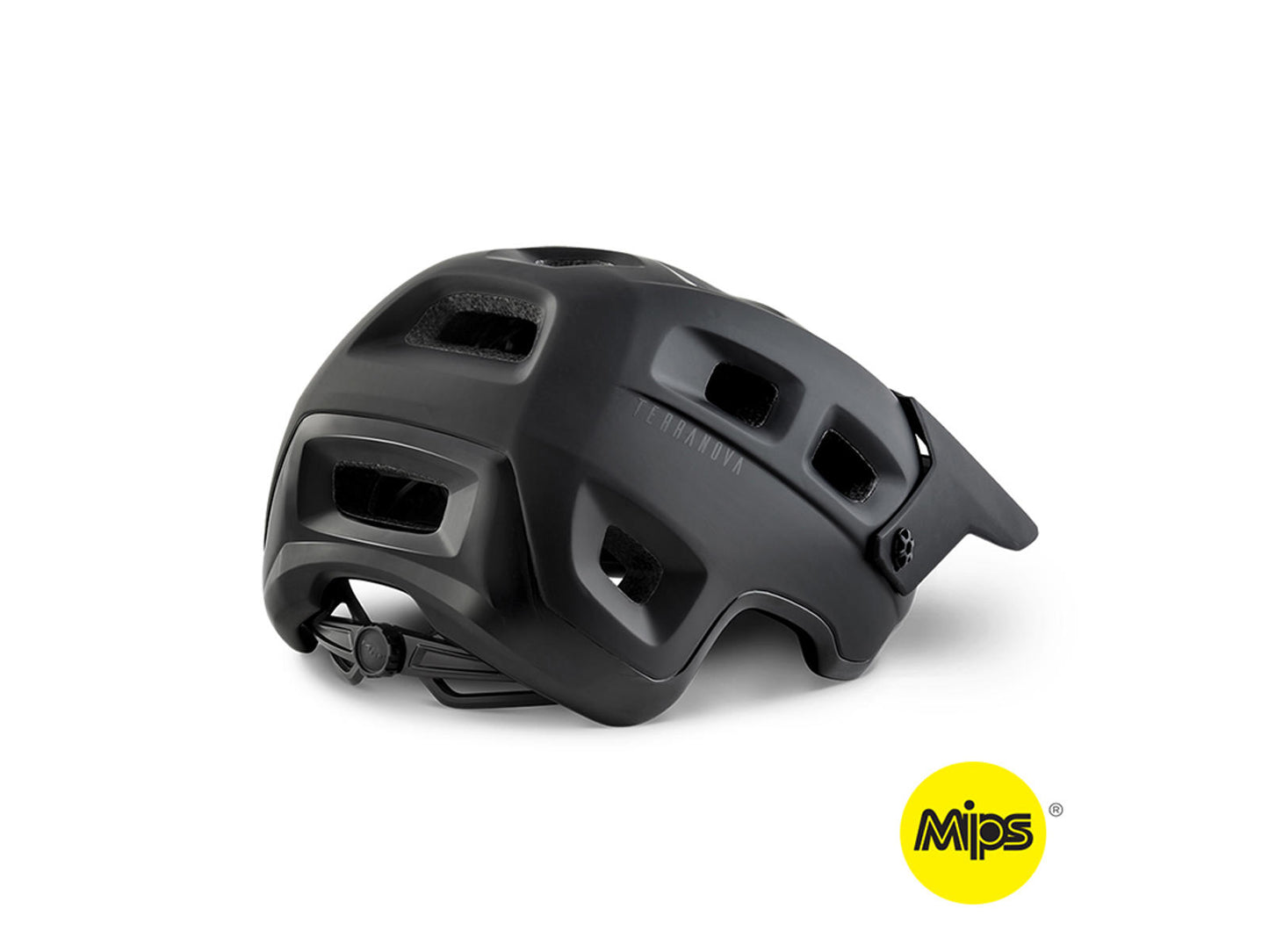 MET Helmet Terranova MIPS Black/Matt Glossy - Flere størrelser