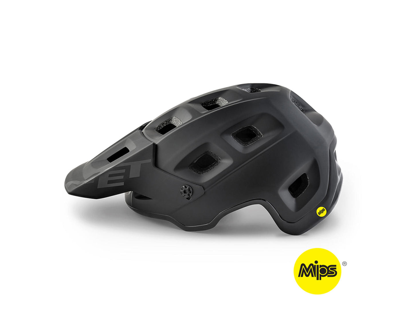 MET Helmet Terranova MIPS Black/Matt Glossy - Flere størrelser