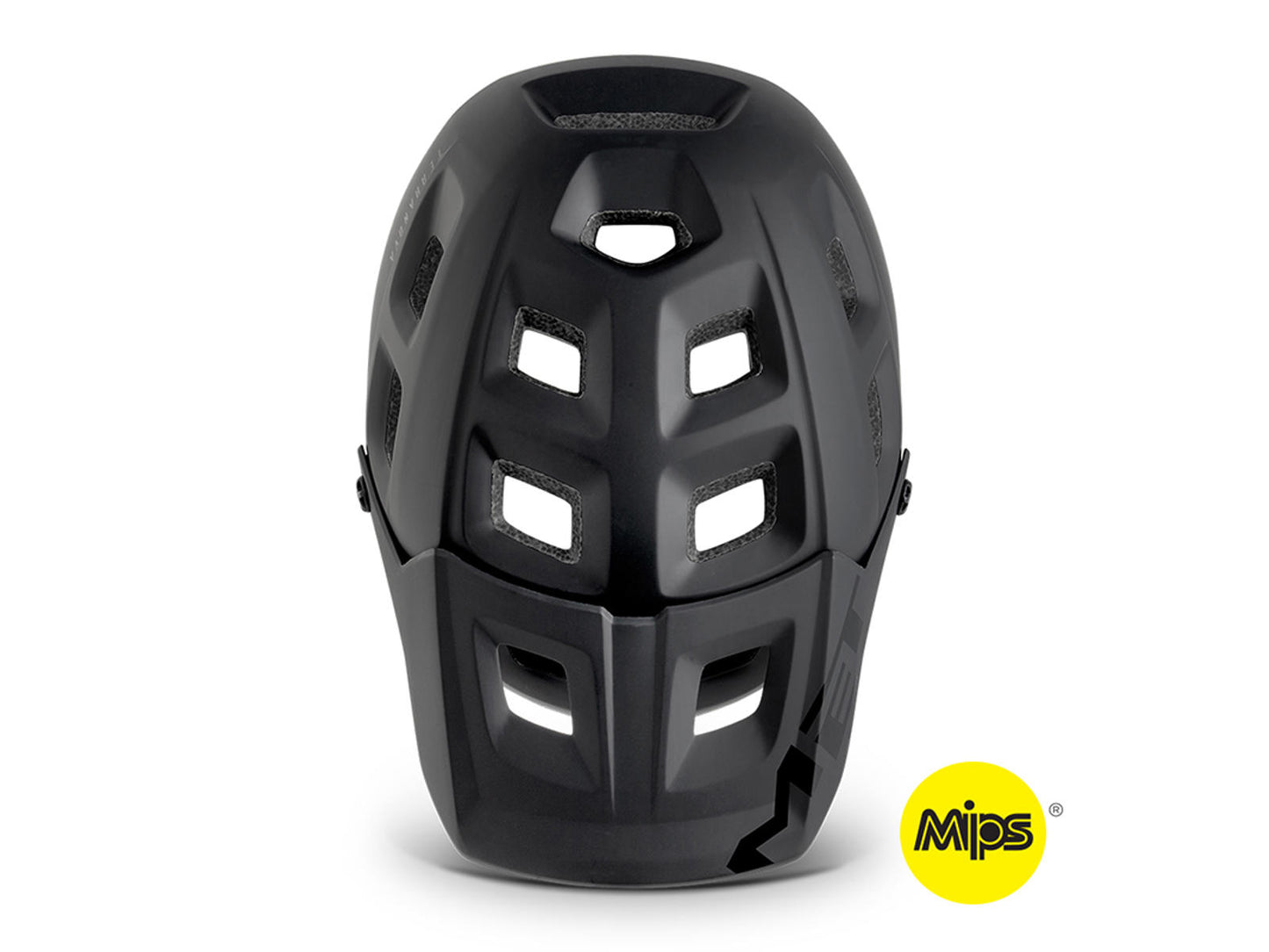 MET Helmet Terranova MIPS Black/Matt Glossy - Flere størrelser