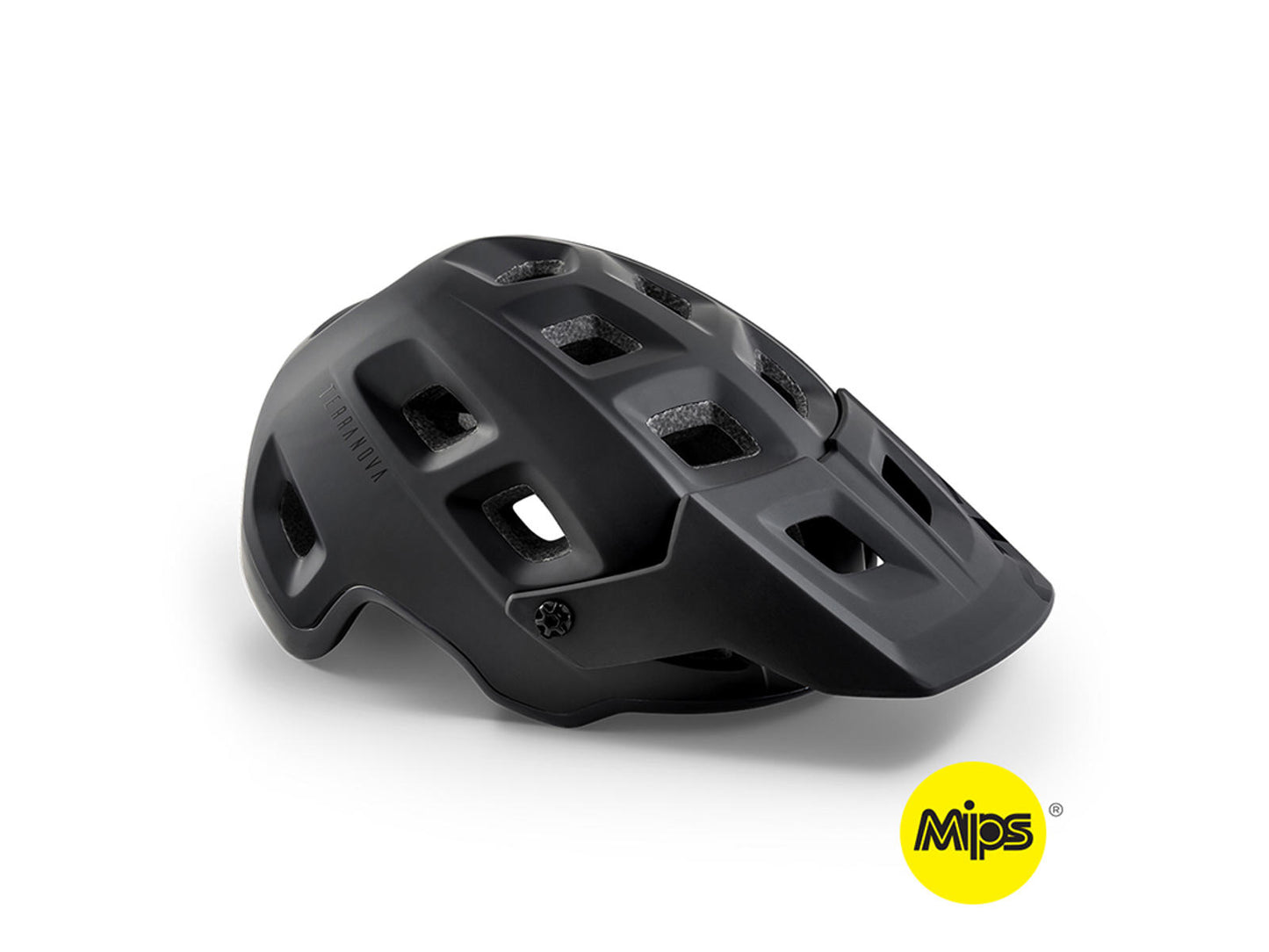 MET Helmet Terranova MIPS Black/Matt Glossy - Flere størrelser