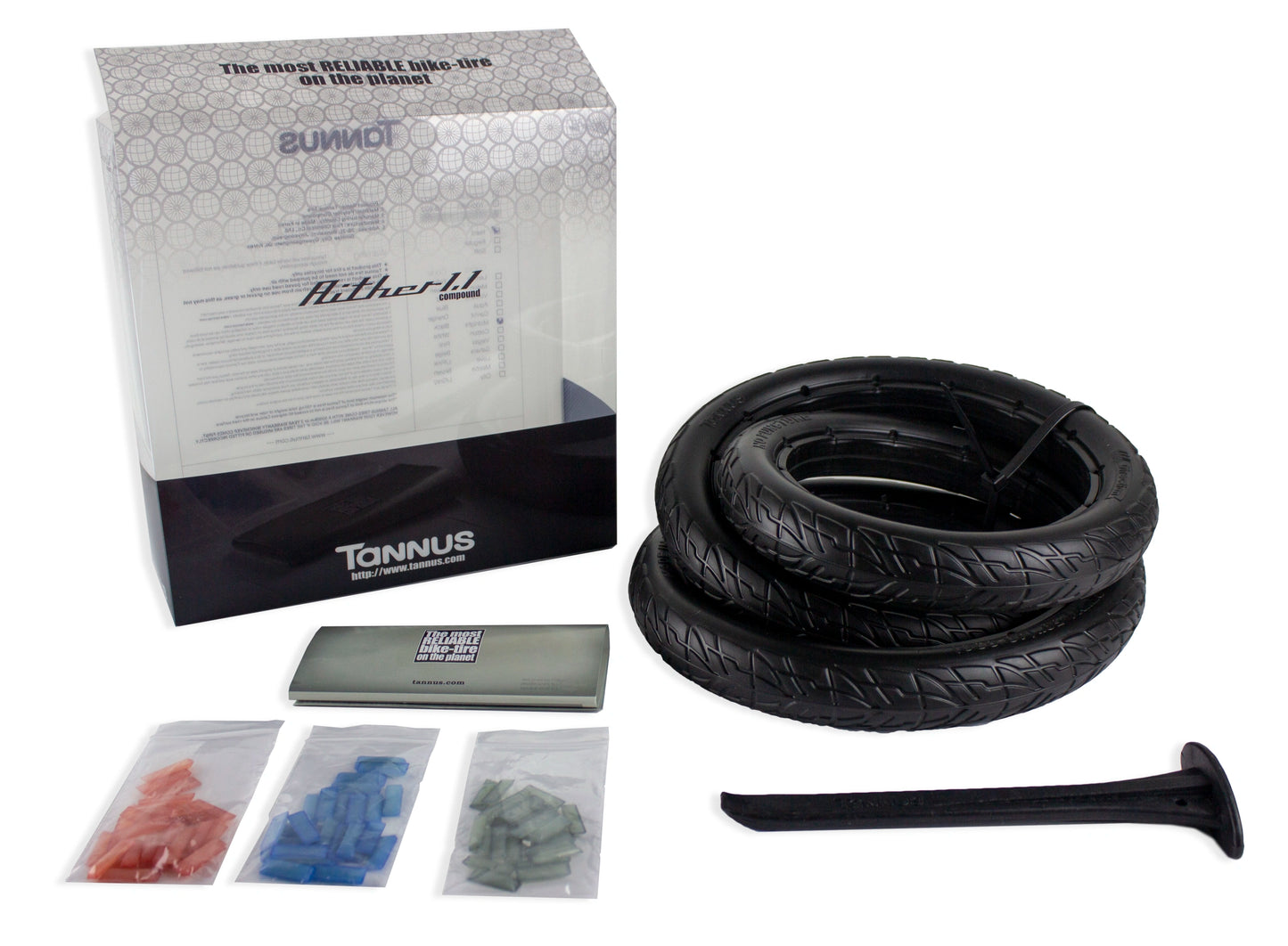 Airless massivt dæk Tannus Mini Velo 16/20"- flere størelser