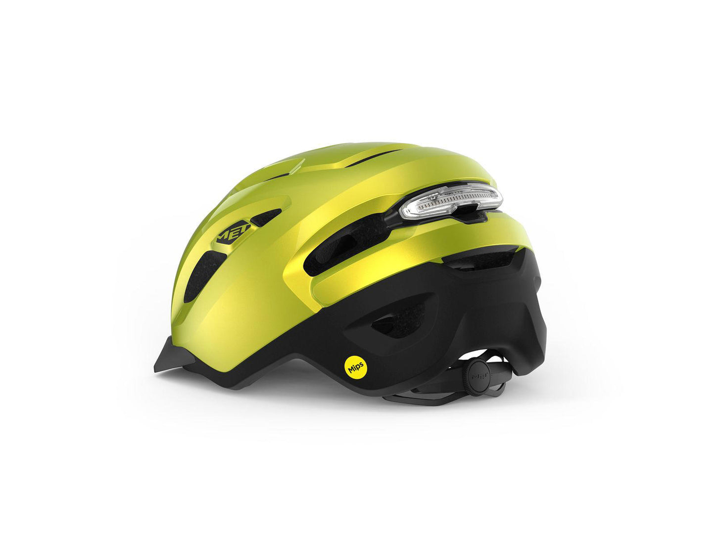 MET Helmet Urbex MIPS Lime Yellow Metallic/Glossy - Flere størrelser