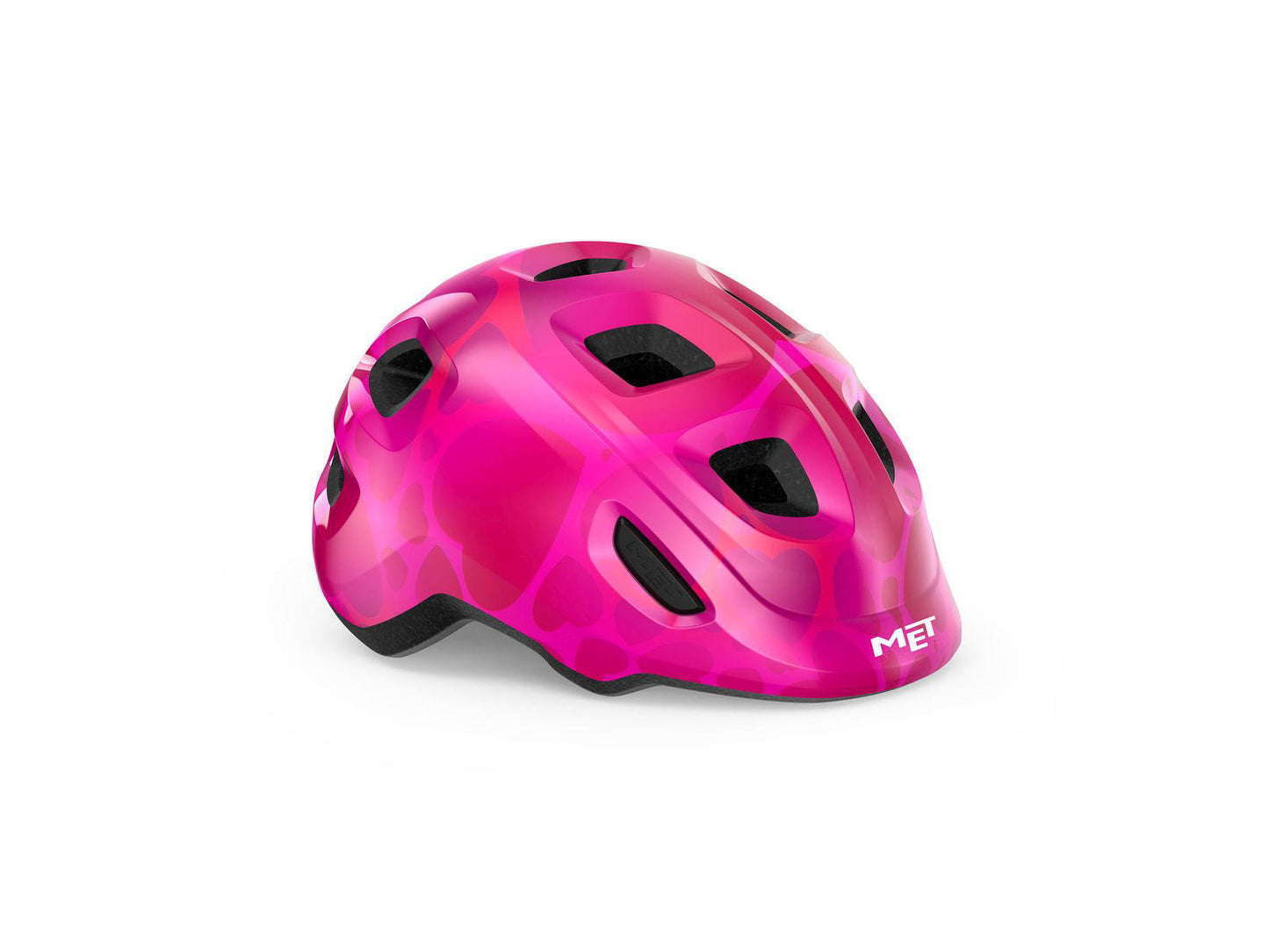 MET Helmet Hooray MIPS Pink Hearts/Glossy - Flere størrelser