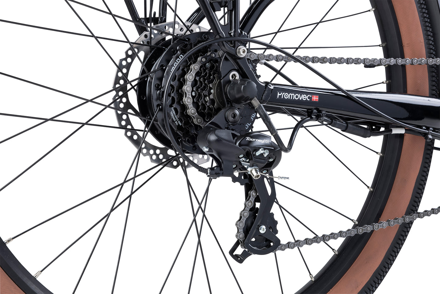 Batribike Route M - Baghjulsmotor 45/52cm