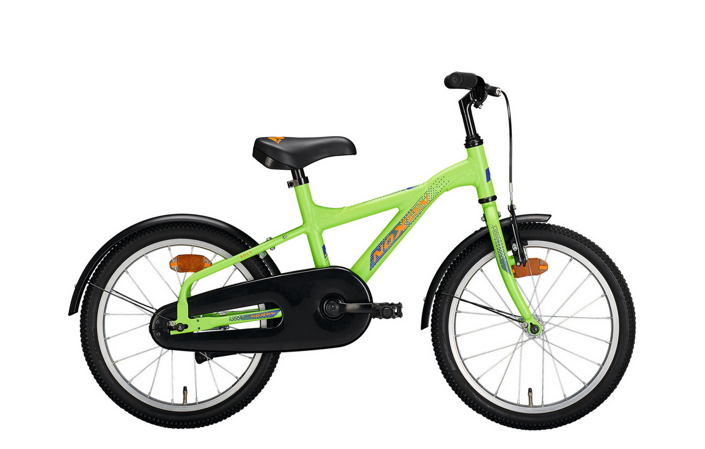 Noxon Bolt Sporty Børnecykel Matt green - Flere støresler