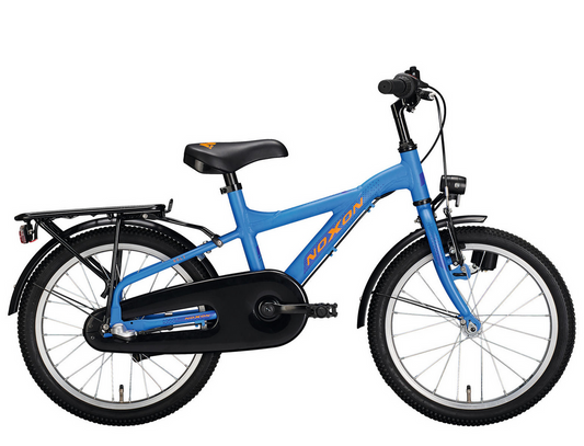 Noxon Bolt Sporty Børnecykel Matt Blue 18" equipt