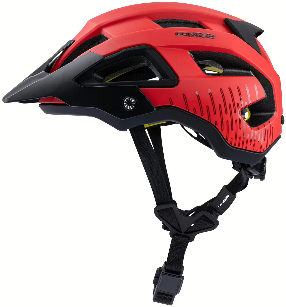 CONTEC MTB Hjelm Katla MIPS, Intense Red- Flere størrelser