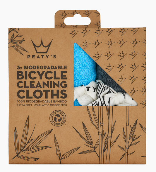 Peaty's Bamboo cykel rengørings/pudse klude