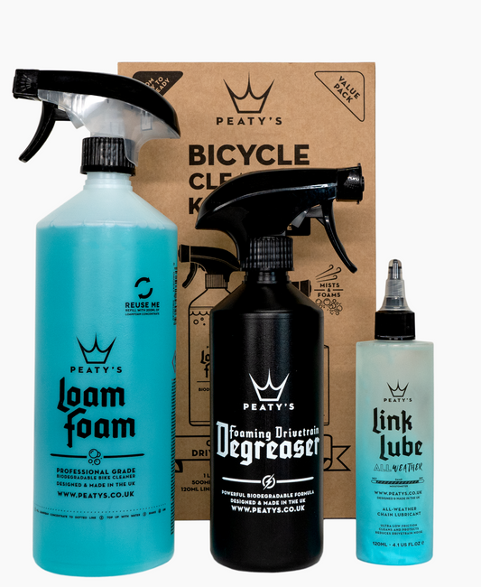 Peaty's Wash Degrease Lubricate Pack
