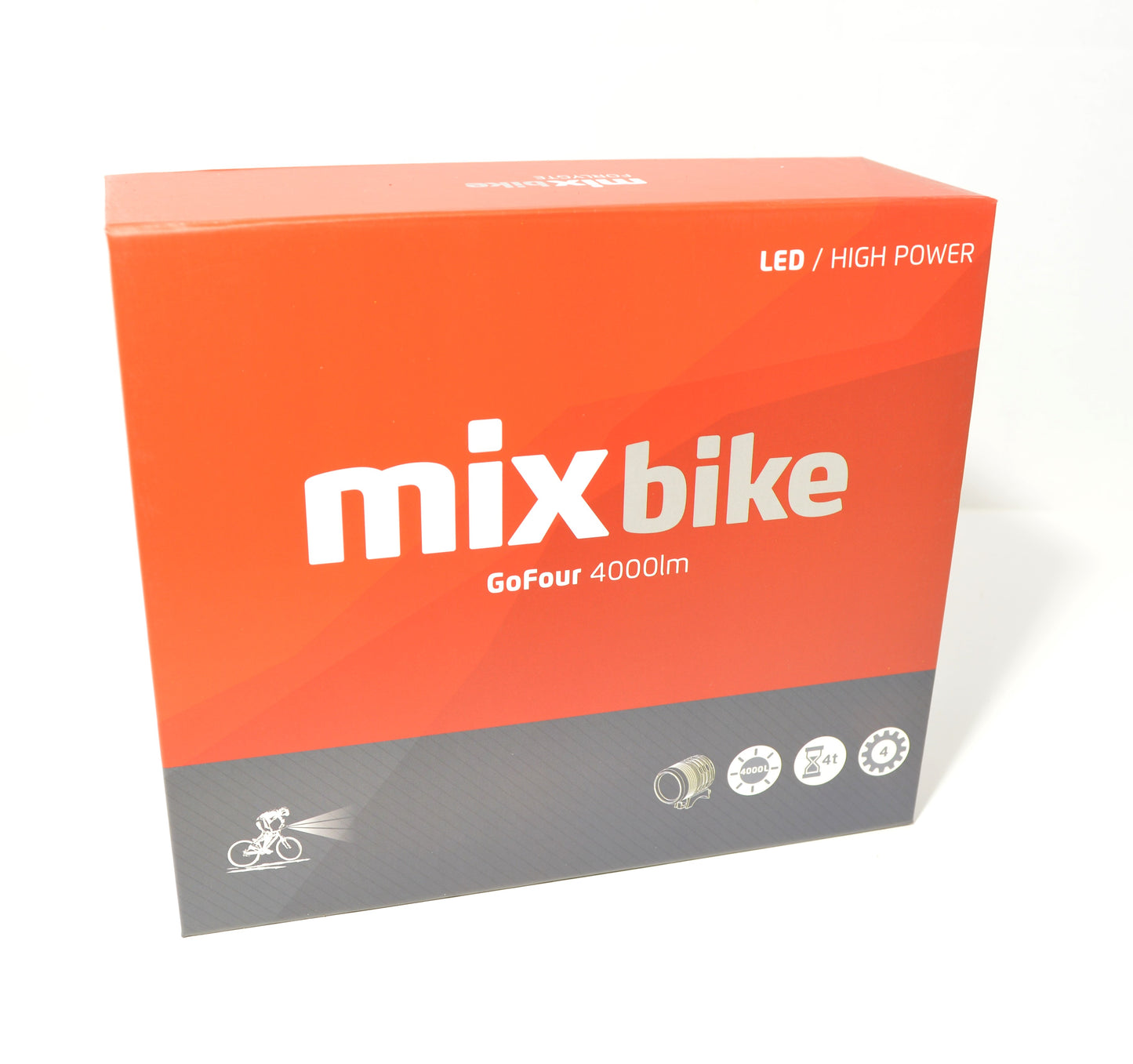 Mixbike GoFour 4000lumen inkl. batteri.