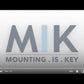 MIK monteringsplade inkl. nøgle